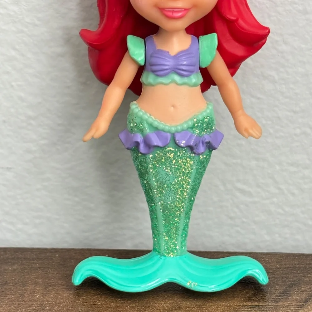 DISNEY Princess Mini Toddler Doll ARIEL Glitter Tail 3